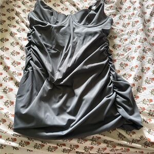 SKIMS Dark Gray Swimsuit xxl